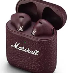Marshall Minor III Bluetooth in-Ear Earbuds with 25 Hrs Playtime (Burgundy, True Wireless) image 5