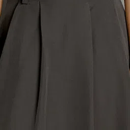 Odette Grey Plain A-Line Skirt image 5