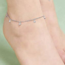 Zavya 92.5 Sterling Silver Anklet for Women - Pair of 2-picture-47