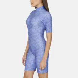 Zelocity by Zivame Blue Printed Swimsuit image 3