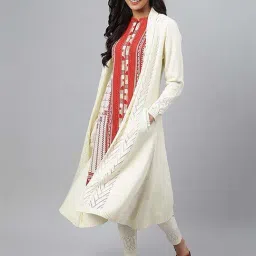 Aurelia White Regular Fit Cardigan image 3
