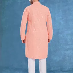 PulseIQ Men's Sequince Cotton Kurtas image 2