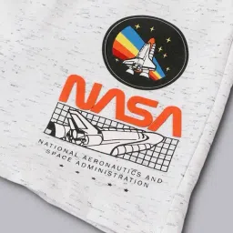 Free Authority NASA Printed Regular Fit Shorts image 5