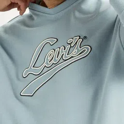 Levi's Light Blue Regular Fit Logo Printed Sweatshirt image 5