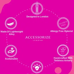 Accessorize London Golden Necklace for Women image 5