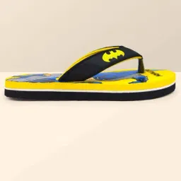 Kidsville Batman Printed Yellow Flip Flops-image-73