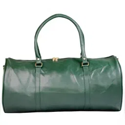 Man Arden Green Medium Leather Duffle Bag image 4