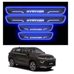 SCA Blue LED Door Sill Plate for Toyota Hyryder (Set of 4)-picture-18