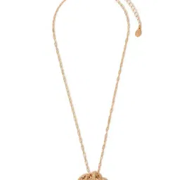 Accessorize London Golden Necklace for Women image 2