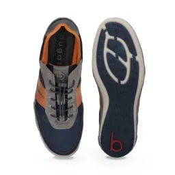 Bugatti Men's Canario Grey & Navy Casual Sneakers image 5