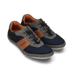 Bugatti Men's Canario Grey & Navy Casual Sneakers image 3
