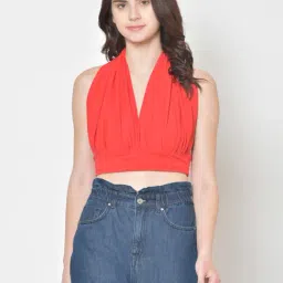Cation Red Crop Top-image-18