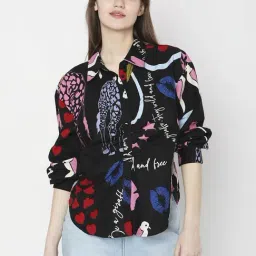 Vero Moda Black Printed Shirt-picture-34