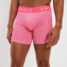 American Eagle Outfitters Pink Graphic Print Trunks-image-49