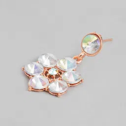Sangria Alloy Teardrop Shaped Drop Earrings image 3