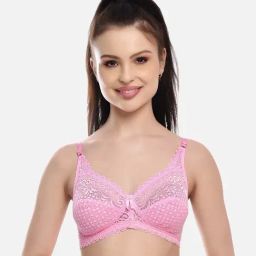 fims FIMS: Fashion is my Style Pink Lace Work Bralette Bra-picture-25