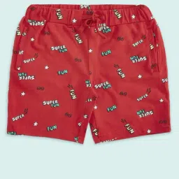 Pantaloons Baby Kids Red Cotton Printed Shorts-picture-23