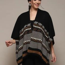 Biba Black Jacquard Pattern Shrug-picture-21