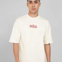 SF JEANS by Pantaloons Typography Printed Round Neck Pure Cotton Relaxed Fit T-shirt-picture-26