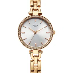 Titan Women Brass Dial & Stainless Steel Straps Analogue Watch 95345WM01-image-57