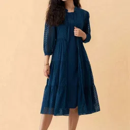 all about you Crepe A-Line Midi Dress image 2