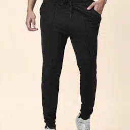 Ajile by Pantaloons Black Cotton Slim Fit Trackpants-picture-17