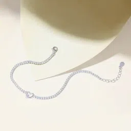 Touch925 925 Silver Adorable Tennis Classic Bracelet-picture-15