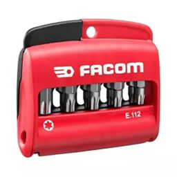 FACOM  Torx Bits 6.35 mm (1/4 inch) 25 mm + Bit Holder (Set of 10), E.112PB-picture-15
