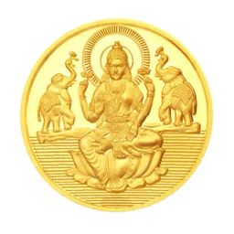 Sri Jagdamba Pearls Goddess Laxmi 24k (999) 2gm Gold Coin-picture-10
