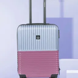 Nasher Miles Istanbul Hard-Sided ABS and PC Cabin Silver and Rose Gold 20 inch |55cm Trolley Bag-picture-18