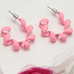 Maansh Contemporary Half Hoop Earrings-picture-30