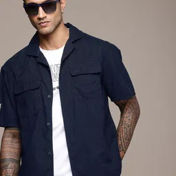 The Roadster Life Co. Pure Cotton Corduroy Relaxed Fit Casual Shirt image 1