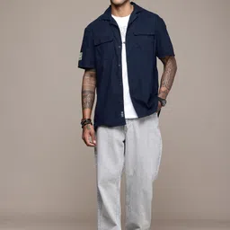 The Roadster Life Co. Pure Cotton Corduroy Relaxed Fit Casual Shirt image 5