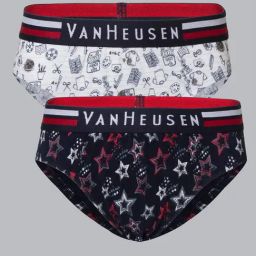 Van Heusen Boys Soft Durable Elastic Fun Prints Allover Print Briefs - Pack of 2 - KCP-01,KCP-02-picture-42