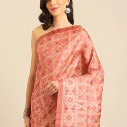 SANGAM PRINTS Ethnic Motifs Printed Saree-picture-10