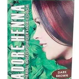 generic Adore Henna Herbal Hair Color Family Pack (Dark Brown, Pack of 4) image 1