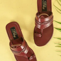 Bling footwears Boys Ethnic Open Toe Flats image 1