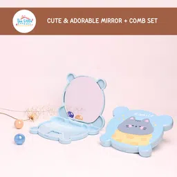 the little lookers Comb and Mirror Set with Soft Bristles & Rounded Tips for Babies/Kids/Toddlers image 4
