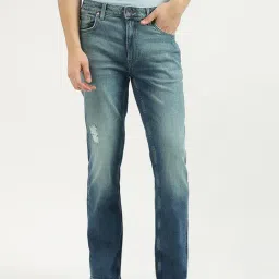 United Colors of Benetton Blue Cotton Blend Boot-Leg Jeans-picture-22