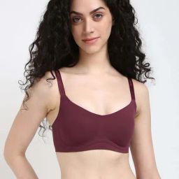 Calvin Klein Maroon Plain Everyday Bra-picture-36