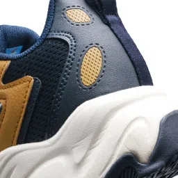 Asian Men's Navy & White Running Shoes image 5