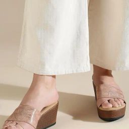 Inc.5 Women's Peach Casual Wedges-picture-22