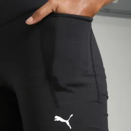 Puma Black Skinny Fit Sports Shorts image 5