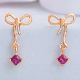 Zavya Delicate Rose Gold Plated 925 Sterling Silver Earrings for Women-picture-42