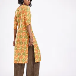 Anouk Rustic Floral Printed Kurta image 4