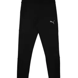 Puma Kids Black Solid Trackpant-image-0