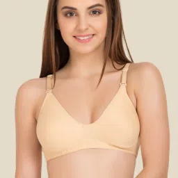 Tweens Beige & Black Non Padded Bra (Pack Of 2) image 4