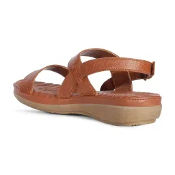 Scholl by Bata Women's Tan Back Strap Sandals image 5
