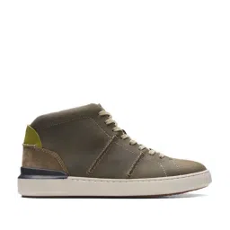 Clarks Men's CourtLite Hi Olive Casual Boots-picture-32