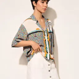 Only Multi Print Shirt image 5